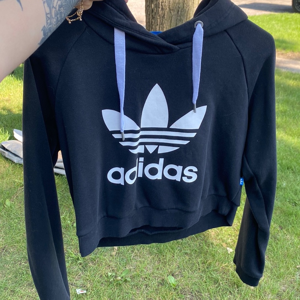 Adidas Cropped Womens Hoodie